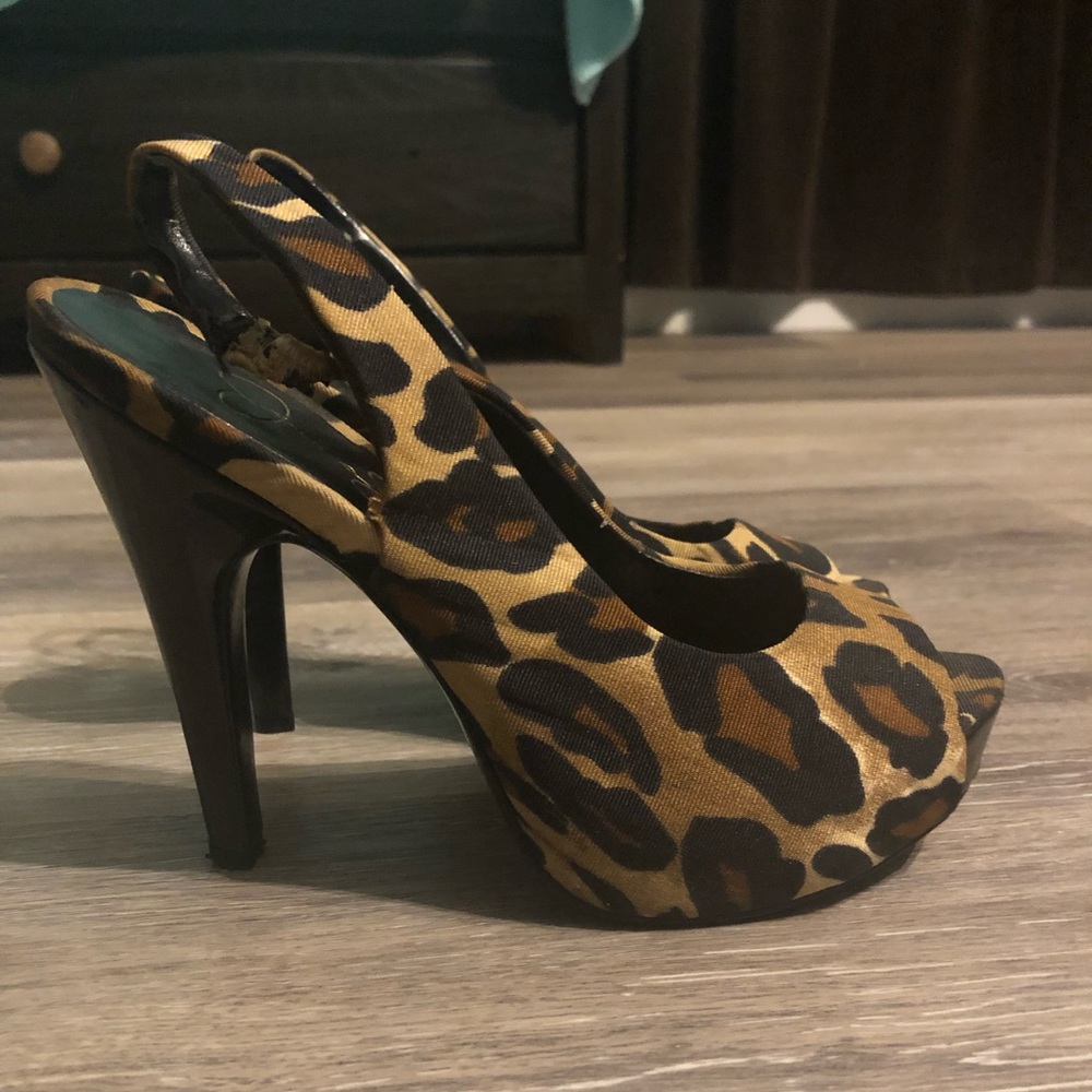 Cheetah high heels